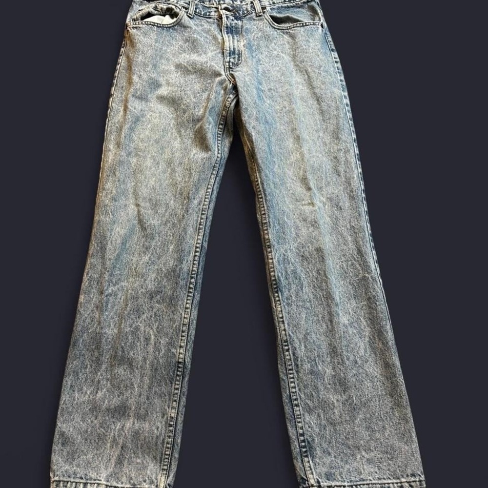 Vintage acid wash Levi's denim jeans fits 34x31‎ READ